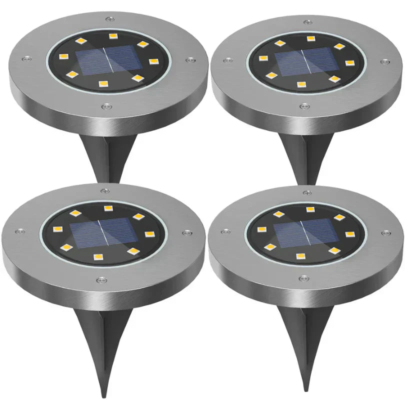 Solar Ground Lights – Weatherproof Outdoor LED Pathway Lighting Powered by the Sun