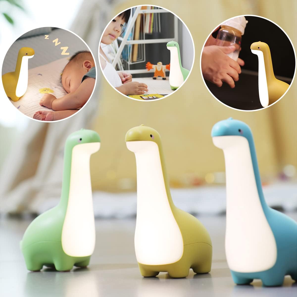 DinoSnug – Soft Glow Dinosaur Night Light for Kids