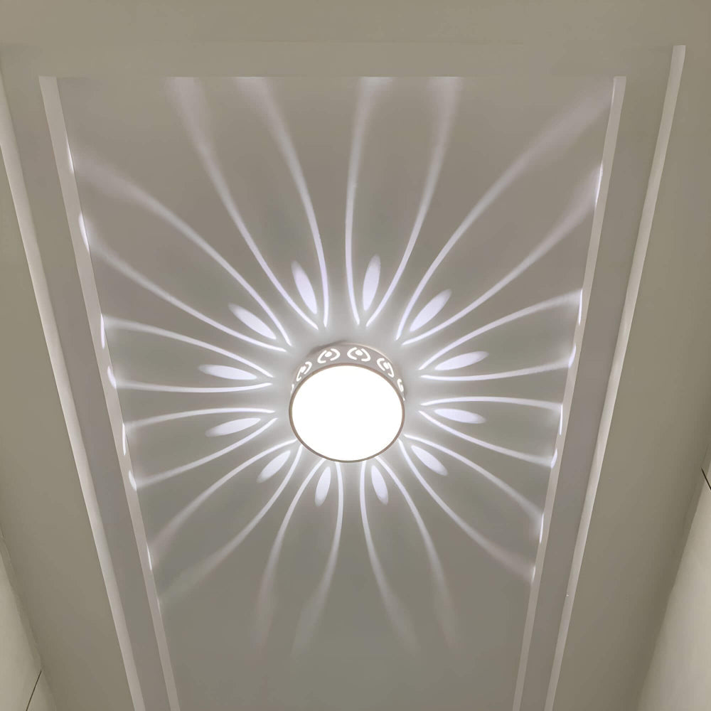 LumiForm – Minimalist LED Ceiling Light with Soft Warm Glow