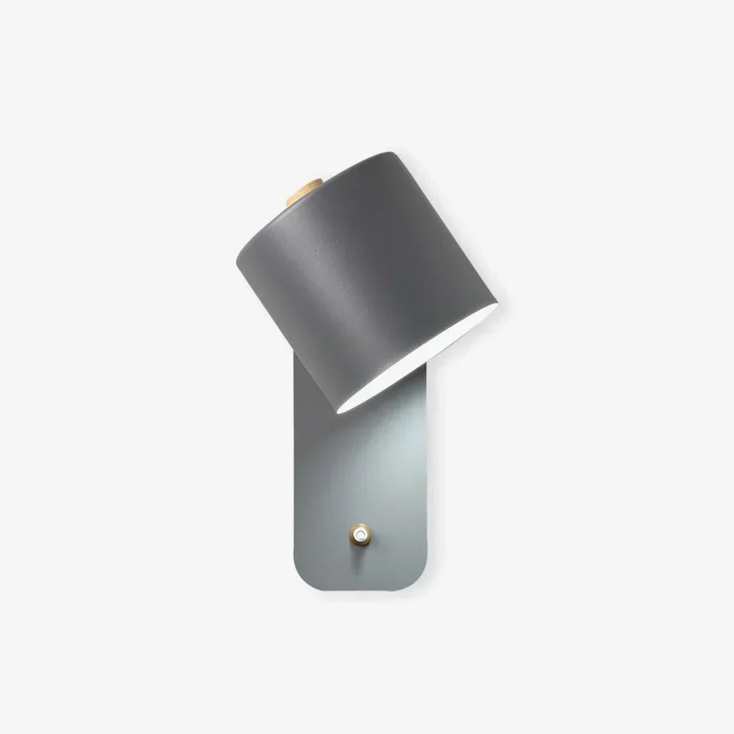 Lunara | Cylindrical Wall Lamp with Plug-In Cord