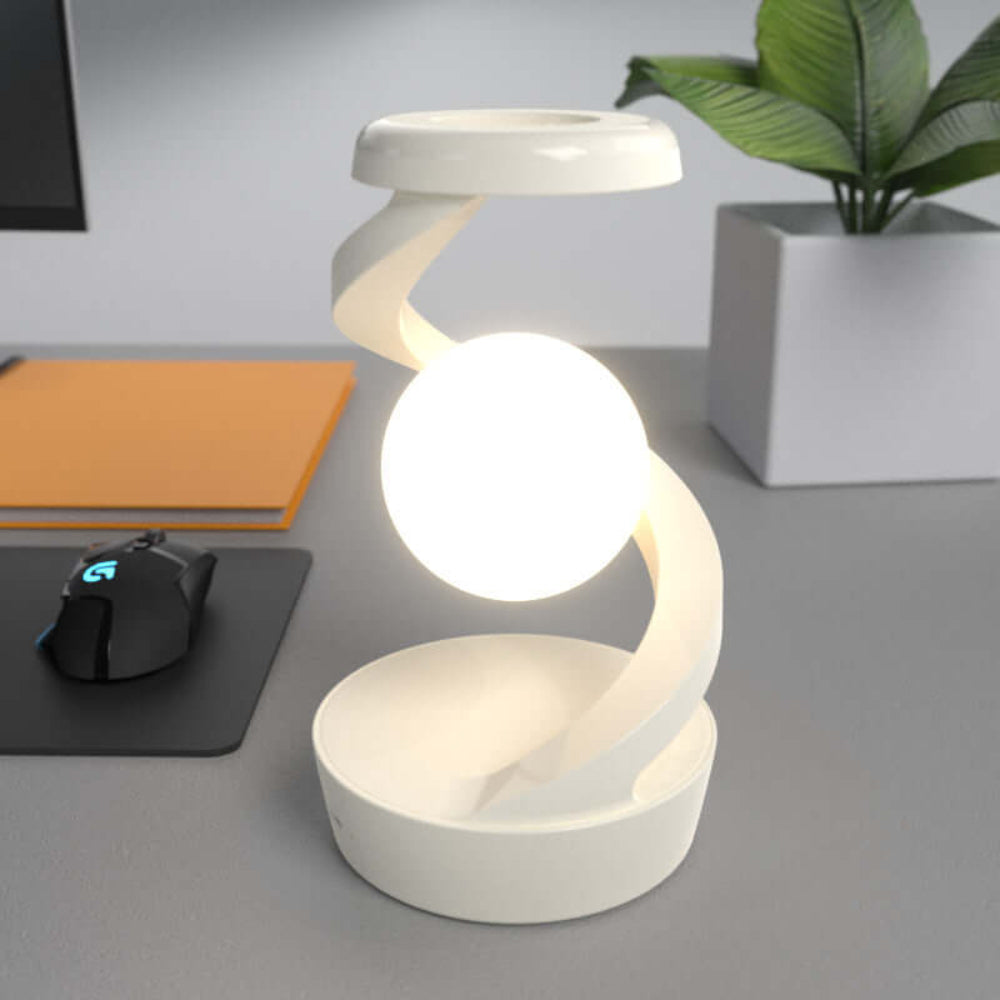 SenseGlow – Modern Wireless LED Table Lamp | Minimalist & Portable Lighting