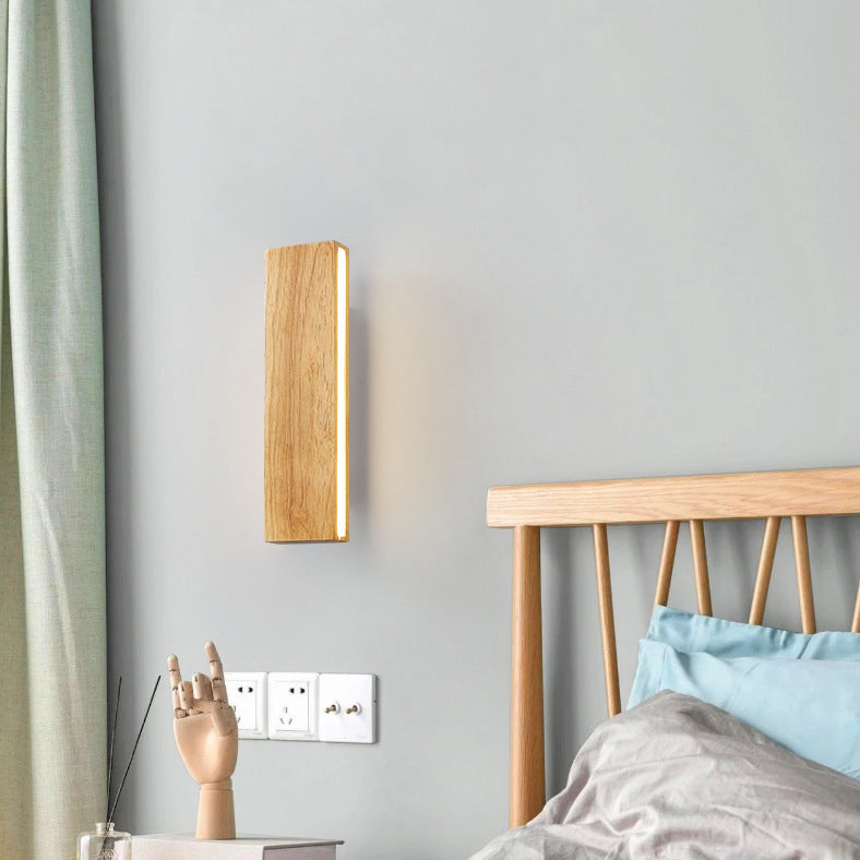 OakBeam | Minimalist Solid Wood LED Wall Light