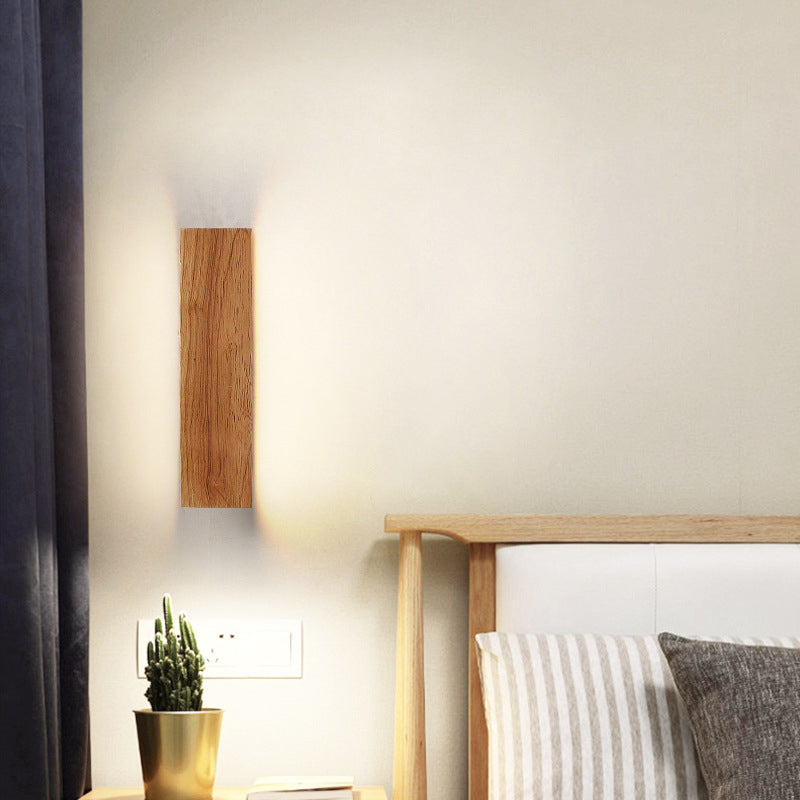 OakBeam | Minimalist Solid Wood LED Wall Light