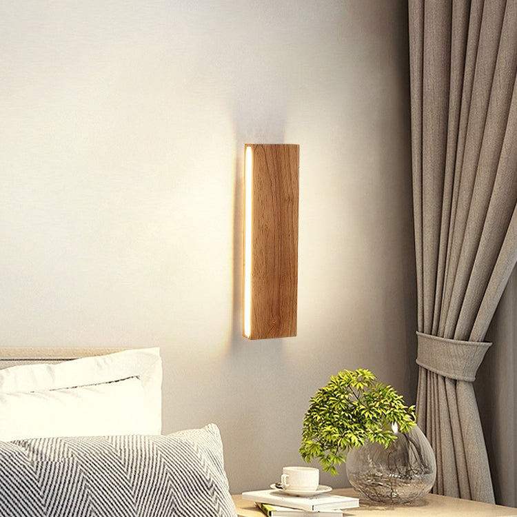 OakBeam | Minimalist Solid Wood LED Wall Light