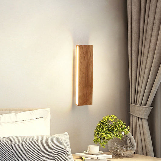OakBeam | Minimalist Solid Wood LED Wall Light