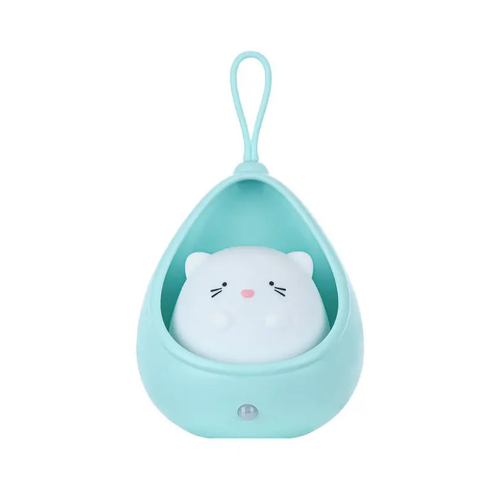 PurrLight – Cute Animal Night Light LED Bedside Lamp for Kids