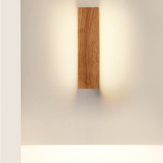 OakBeam | Minimalist Solid Wood LED Wall Light