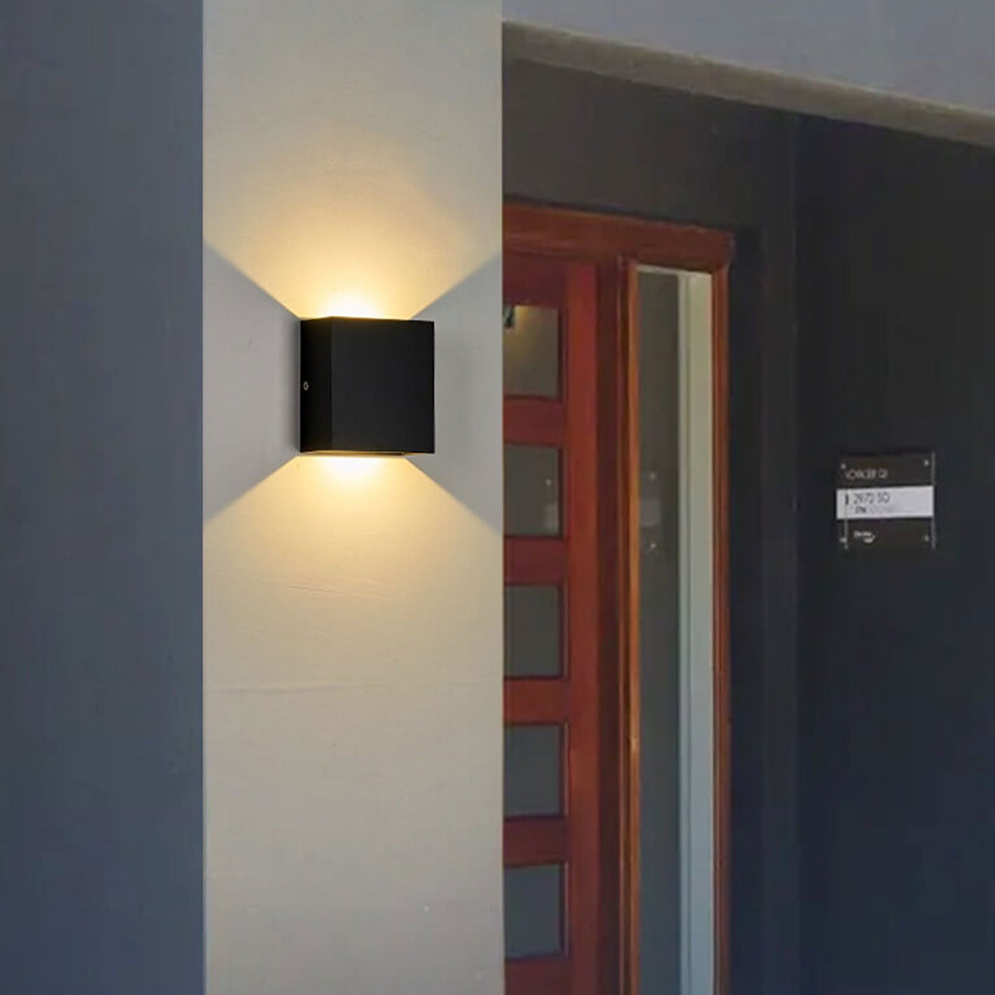 Smart LED Wall Light with Motion Sensor – Indoor & Outdoor Modern Lighting