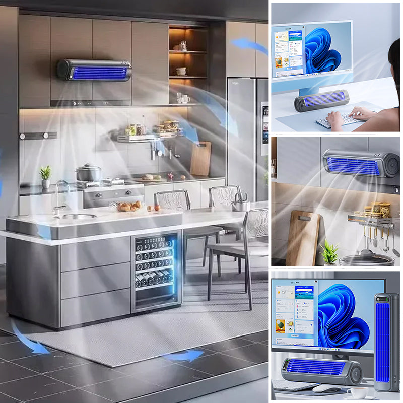 AirWave – Portable Rechargeable Air Conditioner with 12-Hour Battery Life