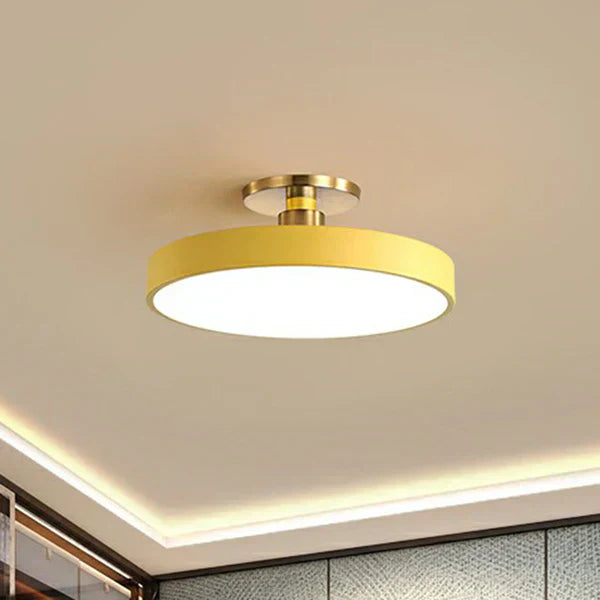 Nordic Glow LED Ceiling Light – Modern Scandinavian Round Design