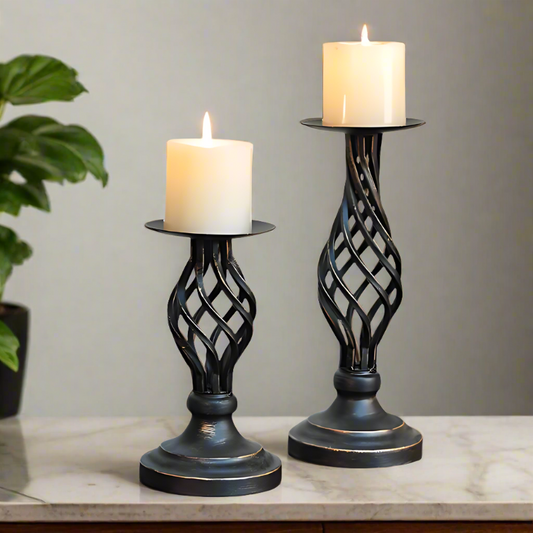 NoirGlow – Modern Candle Holder for Elegant & Ambient Lighting