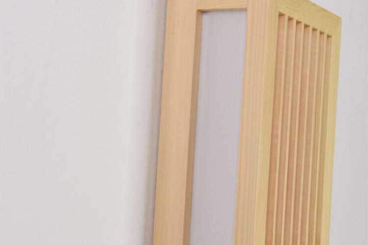 ShizuLight | Japanese Wooden LED Wall Lamp – Minimalist Zen-Inspired Lighting