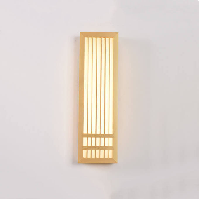 ShizuLight | Japanese Wooden LED Wall Lamp – Minimalist Zen-Inspired Lighting