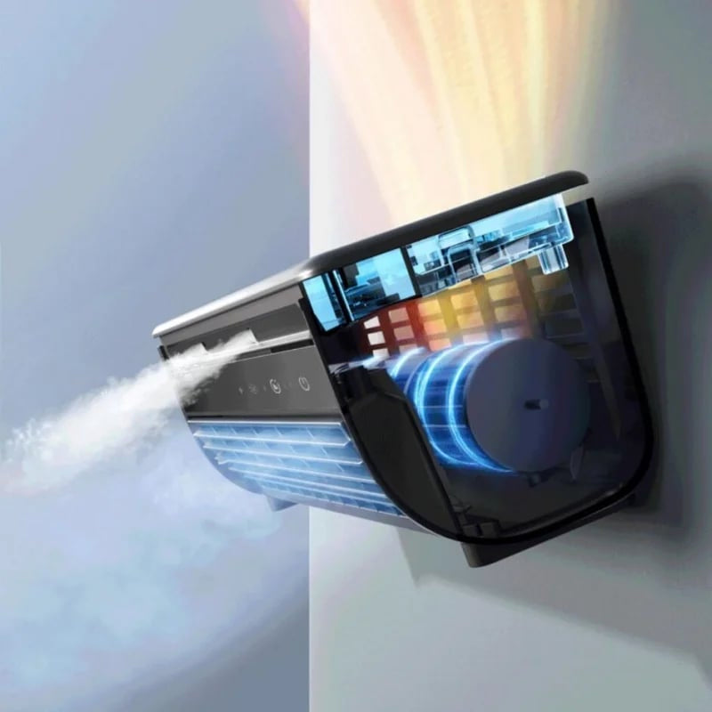 AirWave – Portable Rechargeable Air Conditioner with 12-Hour Battery Life