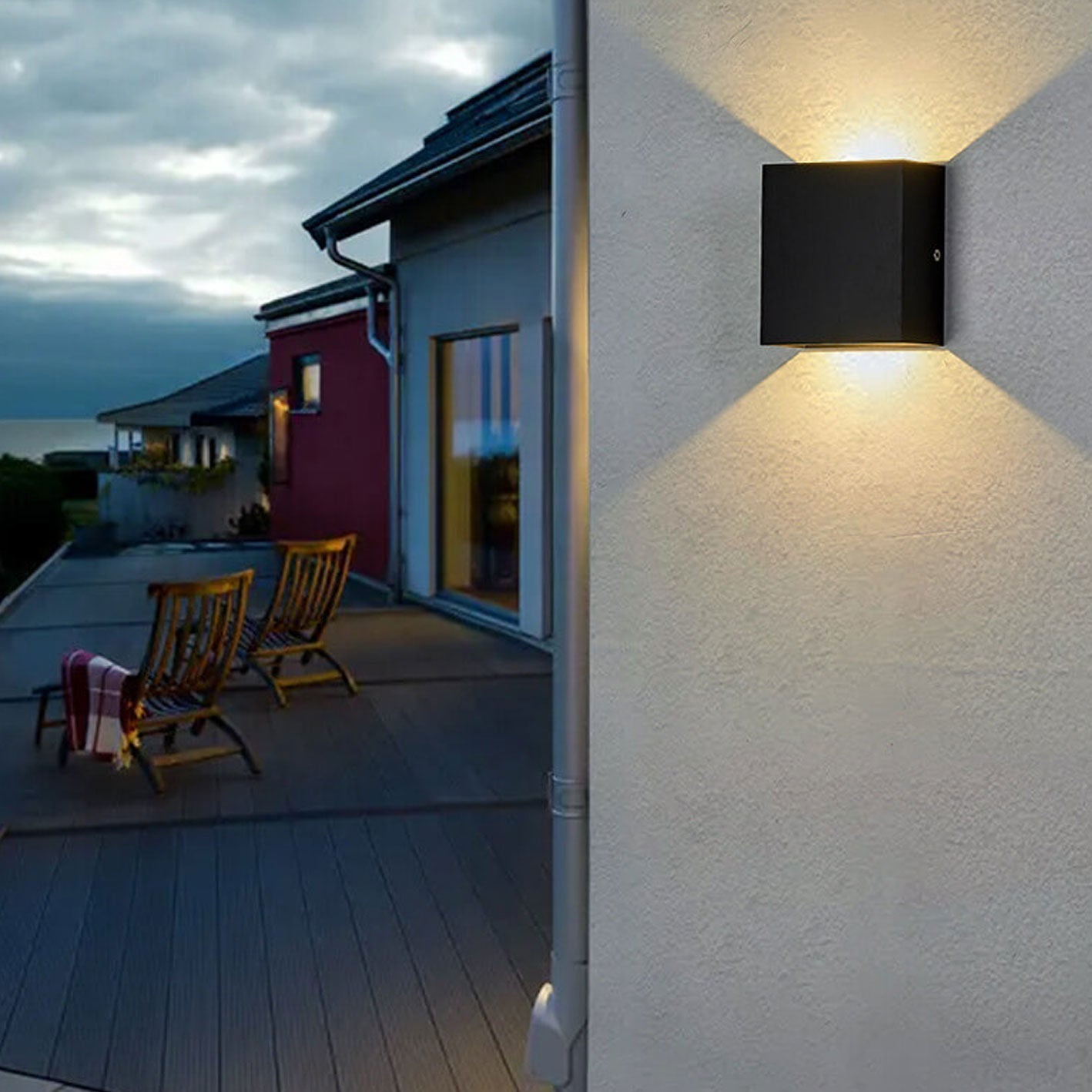 Smart LED Wall Light with Motion Sensor – Indoor & Outdoor Modern Lighting