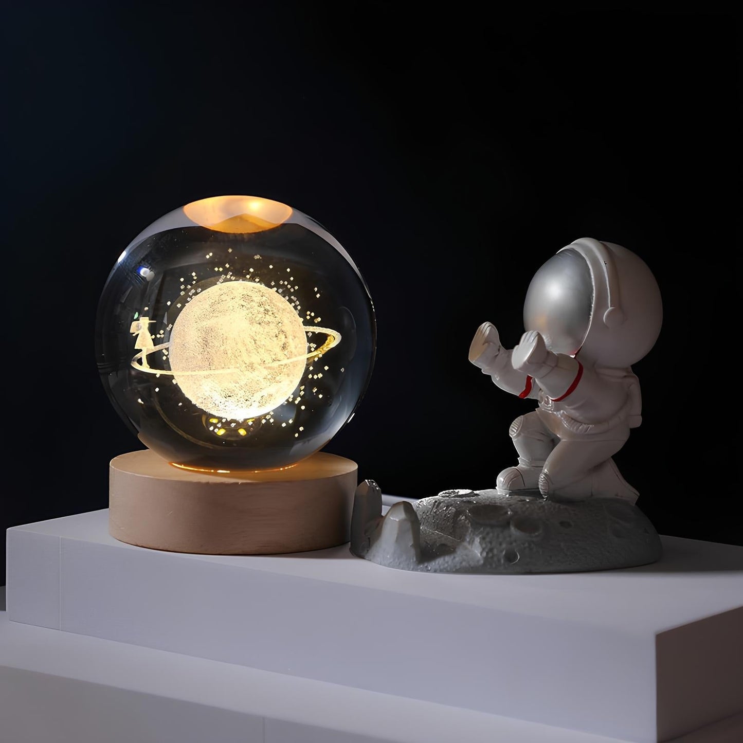 SolarSphere – Crystal Solar System with LED Lighting | Educational & Decorative Gift