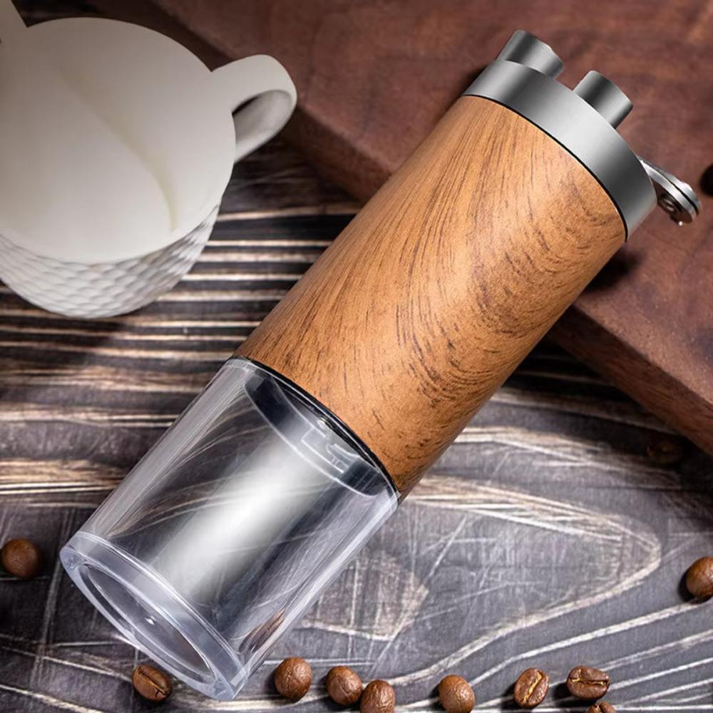 Brewora | Handcrafted Wooden Coffee Grinder – Adjustable Manual Mill for Freshly Ground Coffee