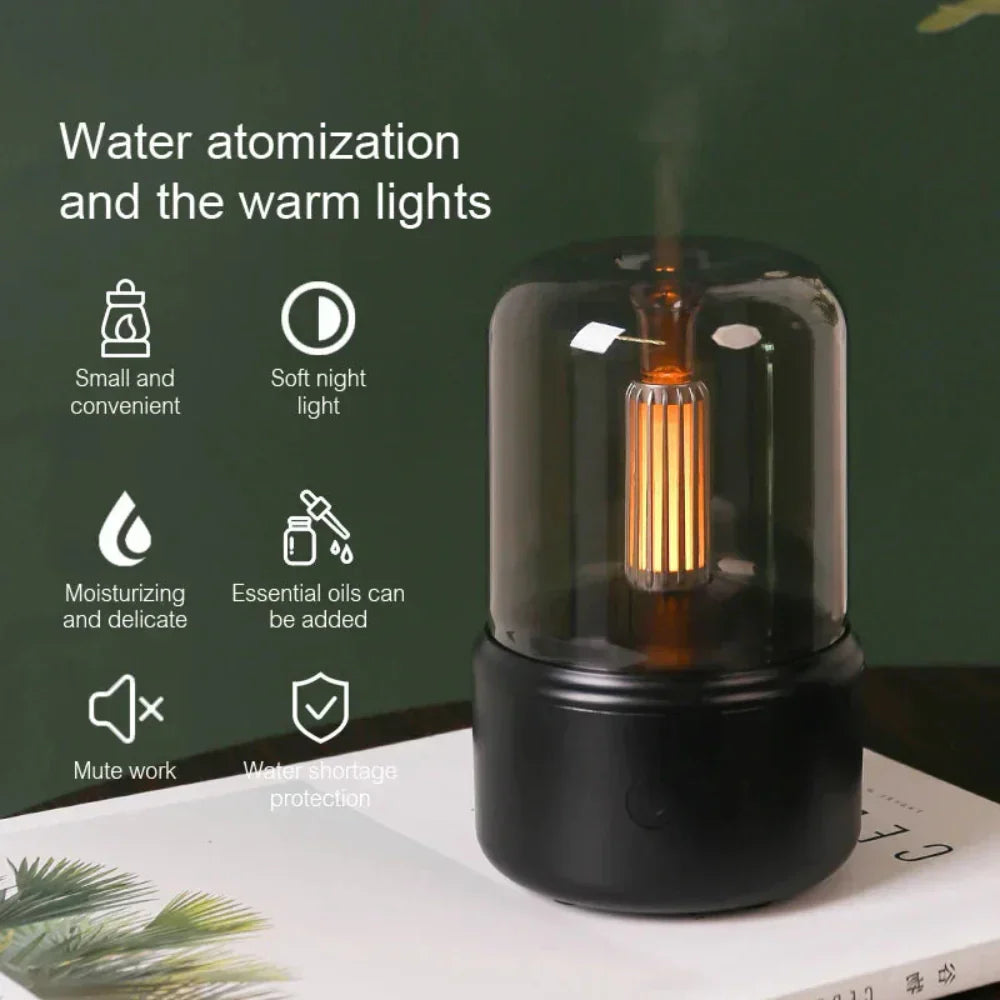 Aromin – Portable Mini Aroma Diffuser with Night Light