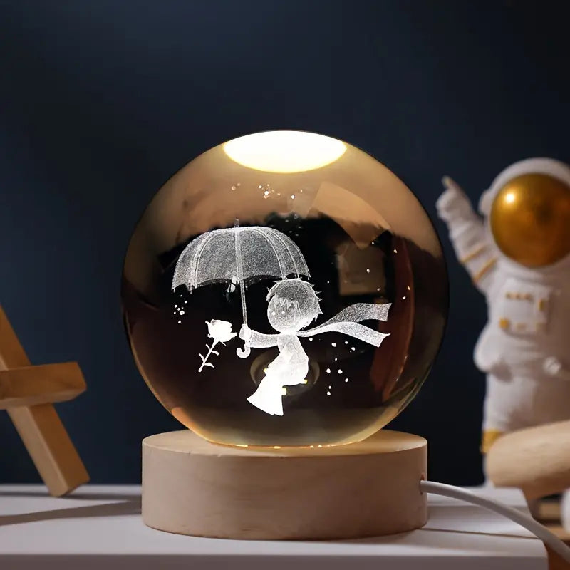 SolarSphere – Crystal Solar System with LED Lighting | Educational & Decorative Gift