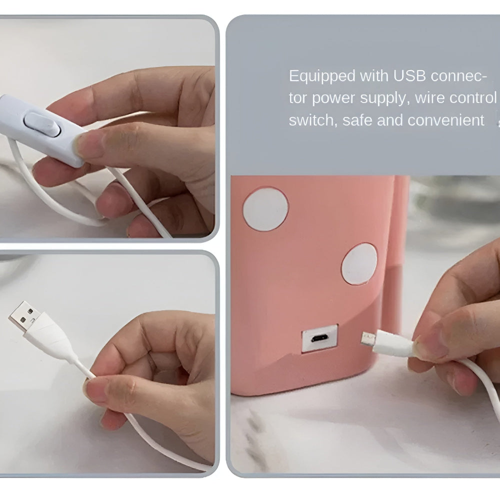 BubbleFairies Table Lamp – Enchanting Quartet Cartoon Girl Figurine Light