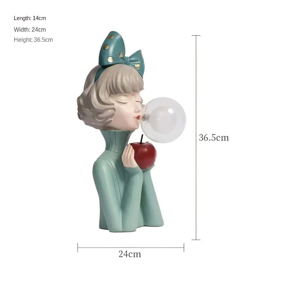 BubbleFairies Table Lamp – Enchanting Quartet Cartoon Girl Figurine Light