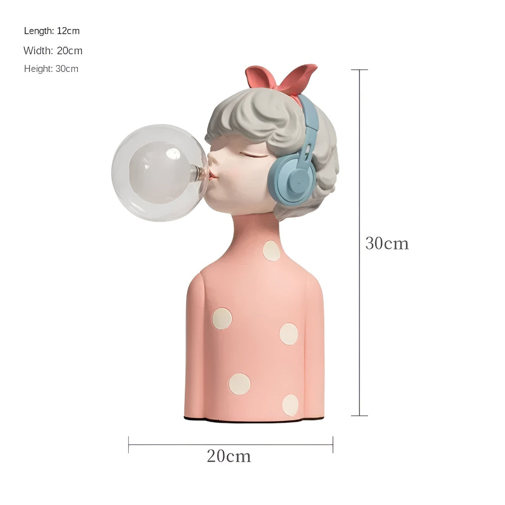 BubbleFairies Table Lamp – Enchanting Quartet Cartoon Girl Figurine Light
