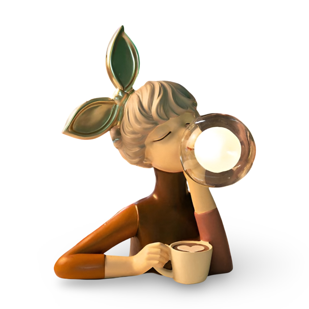 BubbleFairies Table Lamp – Enchanting Quartet Cartoon Girl Figurine Light