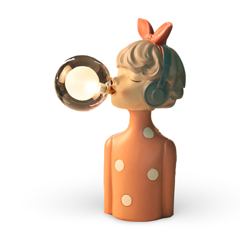 BubbleFairies Table Lamp – Enchanting Quartet Cartoon Girl Figurine Light