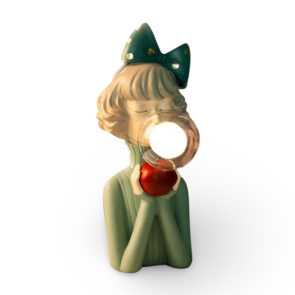 BubbleFairies Table Lamp – Enchanting Quartet Cartoon Girl Figurine Light