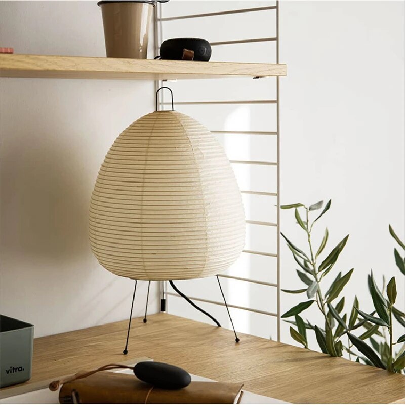 Hikari Globe – Rice Paper Table Lamp with Soft, Warm Glow
