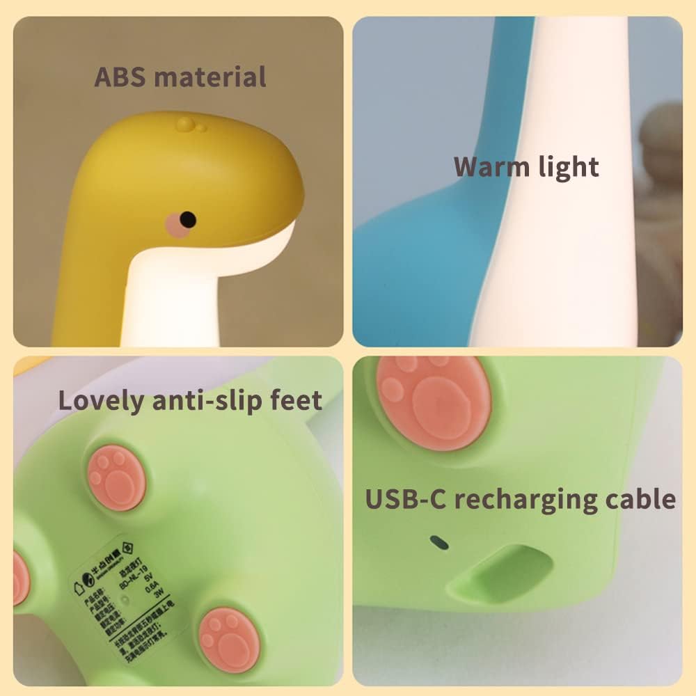 DinoSnug – Soft Glow Dinosaur Night Light for Kids