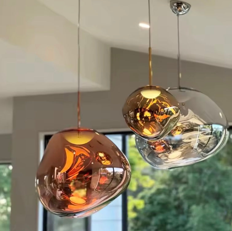 NordicGlow – Elegant Glass Pendant Light | Modern Scandinavian Ceiling Lamp