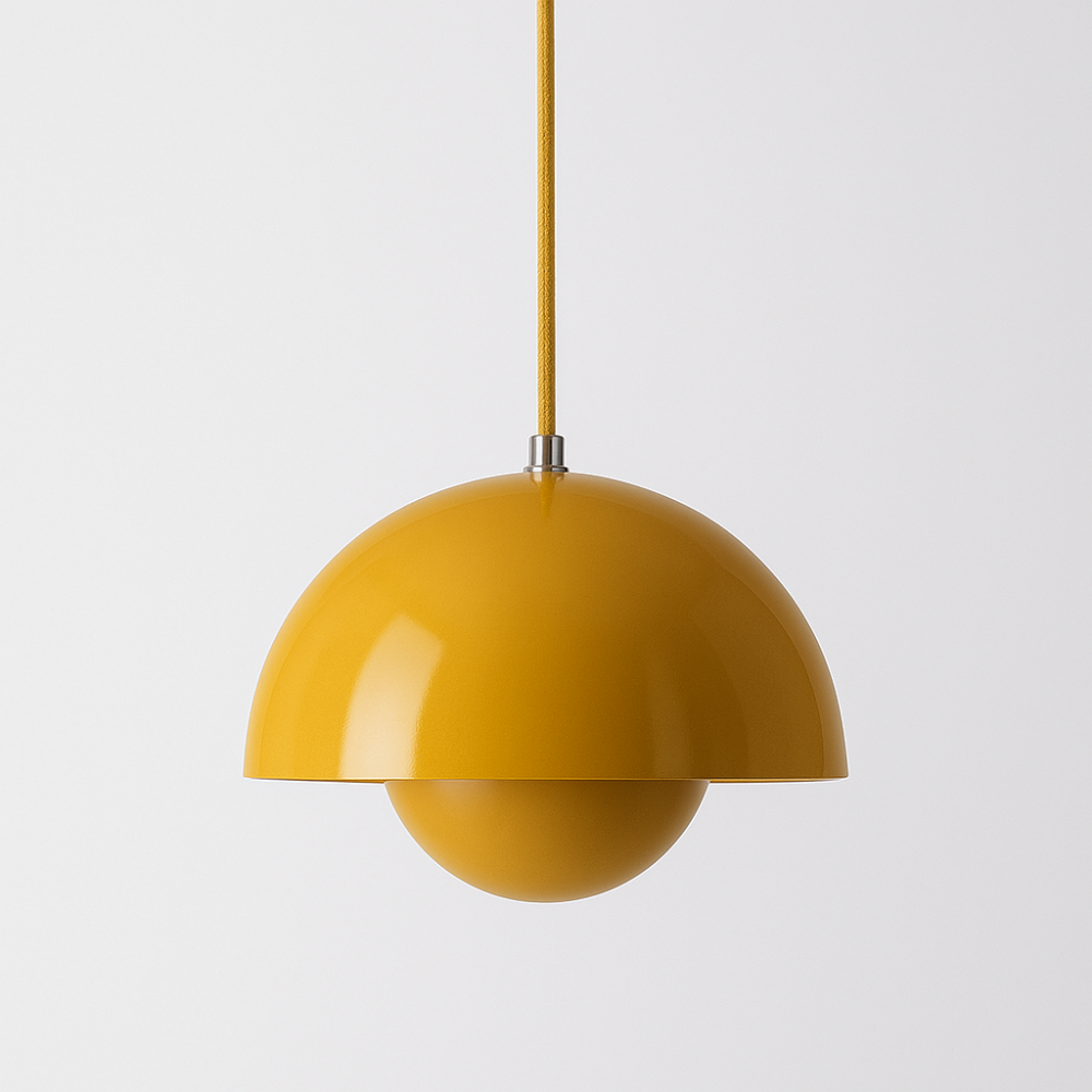 Half-Circle Colourful Chandelier – Modern Scandinavian Ceiling Light for Dining, Living & Office
