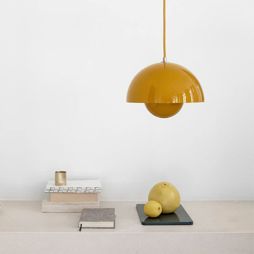 Half-Circle Colourful Chandelier – Modern Scandinavian Ceiling Light for Dining, Living & Office