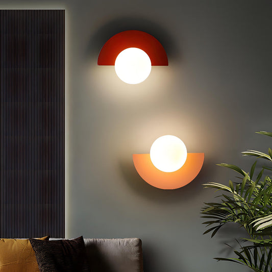 Half-Moon Wall Light – Nordic LED Design for Modern Interiors