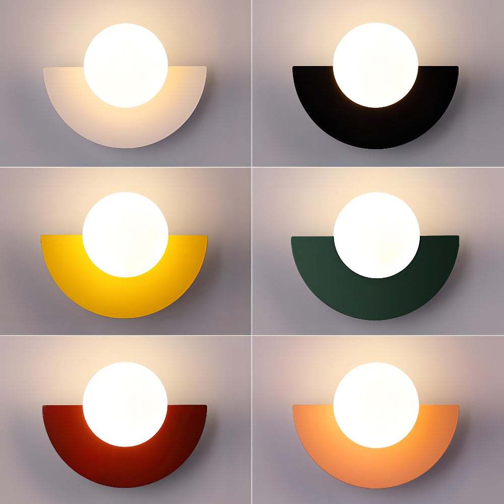 Half-Moon Wall Light – Nordic LED Design for Modern Interiors
