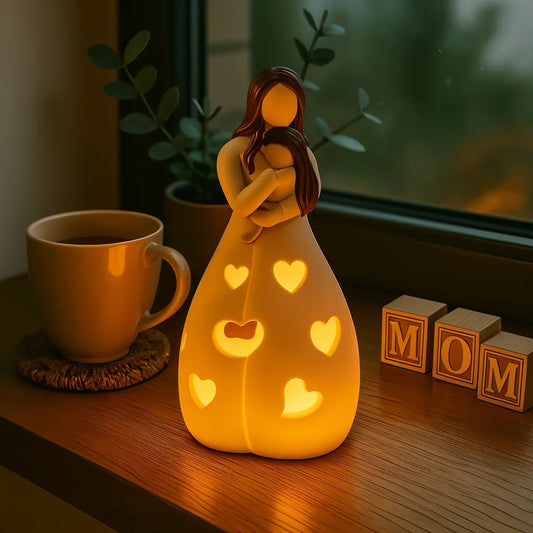 Heart of Mum Ambient Lamp – Warm LED Light for Home & Gift Decor