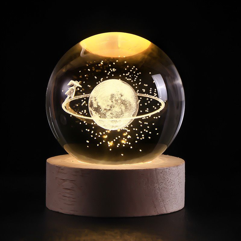 SolarSphere – Crystal Solar System with LED Lighting | Educational & Decorative Gift