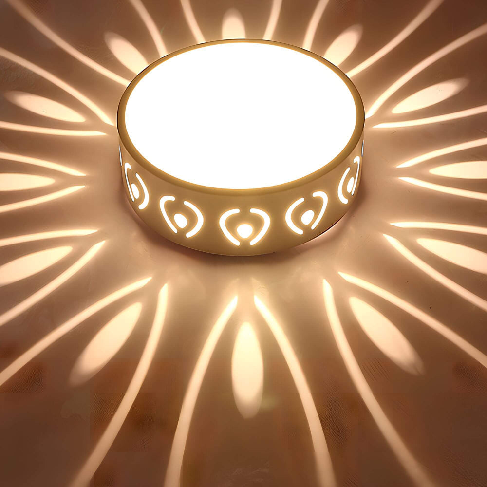 LumiForm – Minimalist LED Ceiling Light with Soft Warm Glow