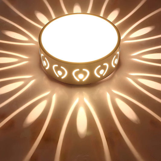 LumiForm – Minimalist LED Ceiling Light with Soft Warm Glow