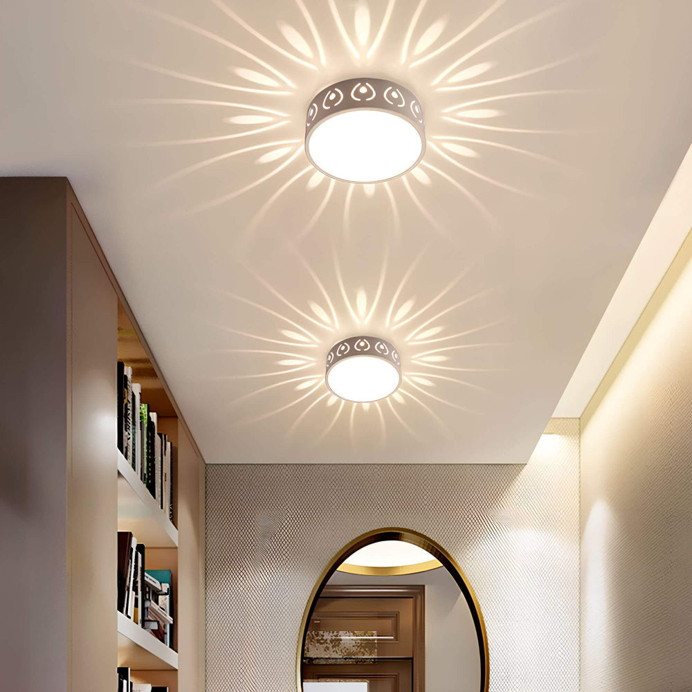 LumiForm – Minimalist LED Ceiling Light with Soft Warm Glow