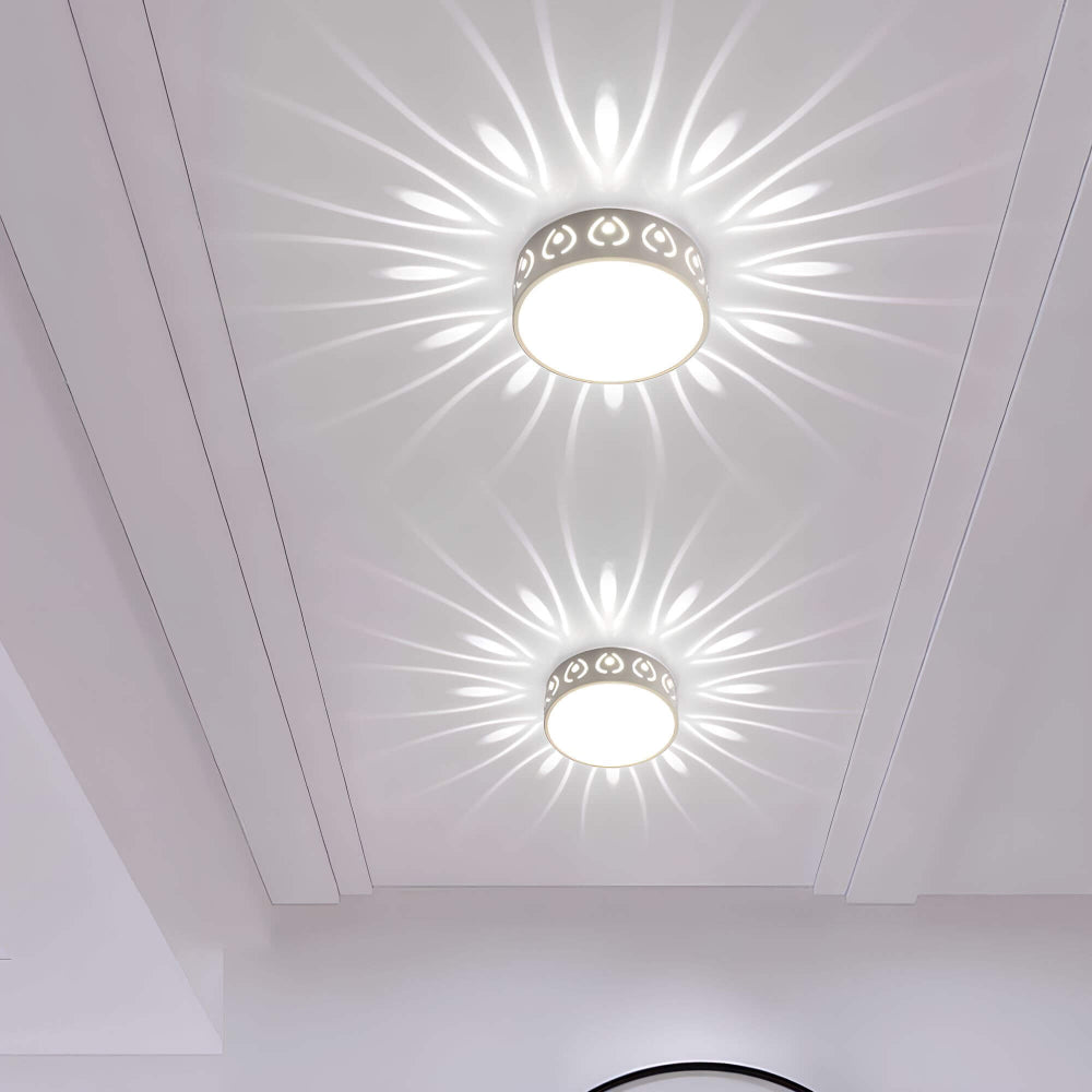 LumiForm – Minimalist LED Ceiling Light with Soft Warm Glow