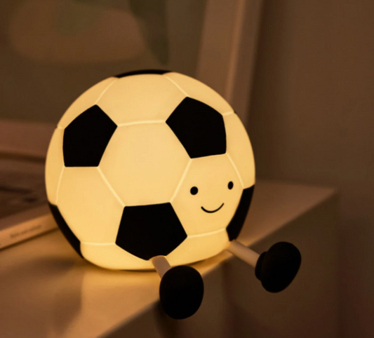 LumoKick – Rechargeable Silicone Football Night Light with 3 Brightness Levels