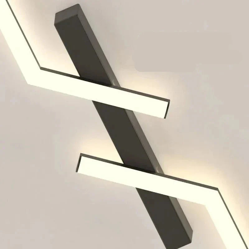 Modern Flush-Mounted LED Line Ceiling Light – Minimalist & Energy Efficient