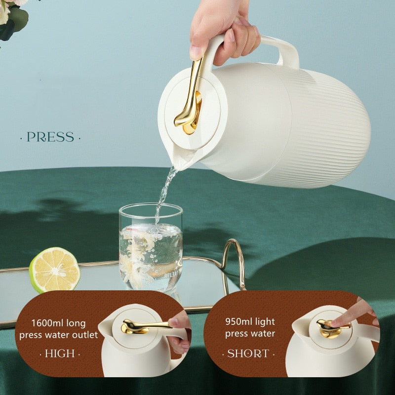 ThermoMax | Large Minimalist Insulated Stainless Steel Bottle – Double Wall Thermal Flask