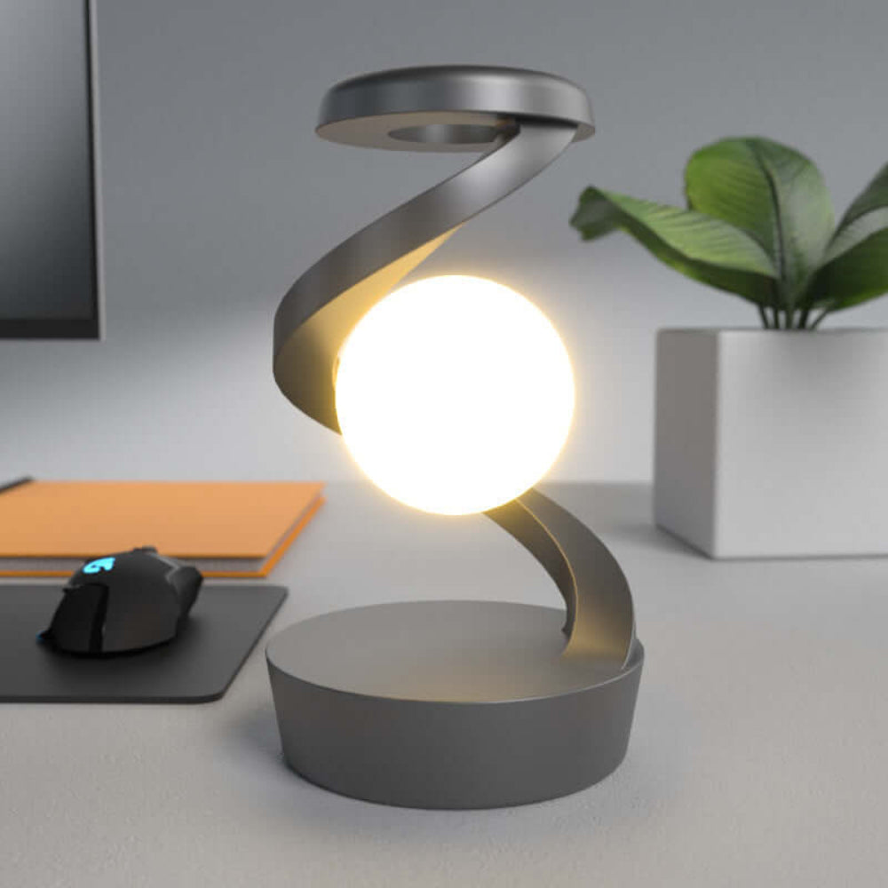 SenseGlow – Modern Wireless LED Table Lamp | Minimalist & Portable Lighting