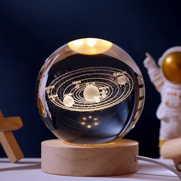 SolarSphere – Crystal Solar System with LED Lighting | Educational & Decorative Gift