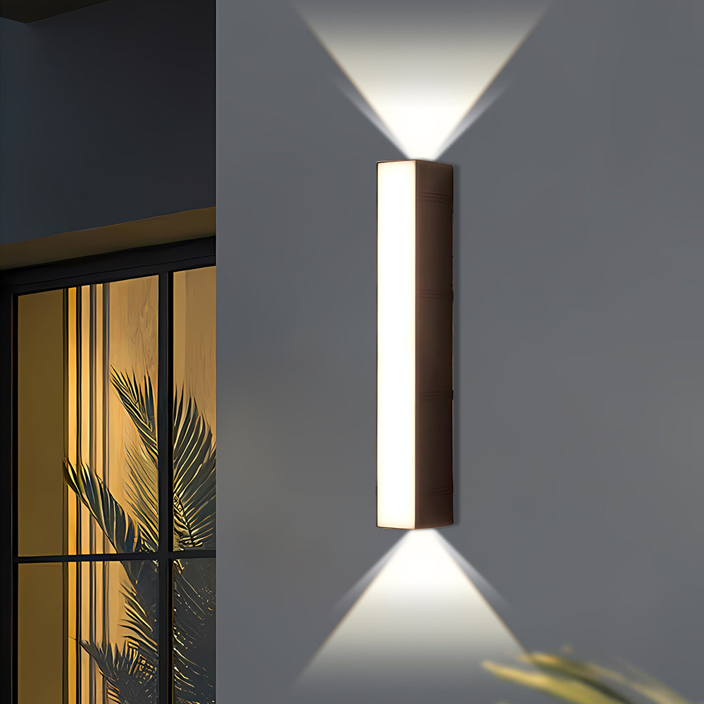 Ultra-Bright Outdoor LED Wall Light – Modern Waterproof Up & Down Design for Garden, Patio & Entryways
