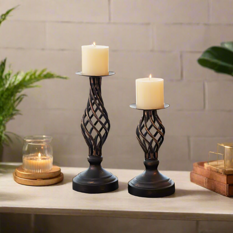 NoirGlow – Modern Candle Holder for Elegant & Ambient Lighting