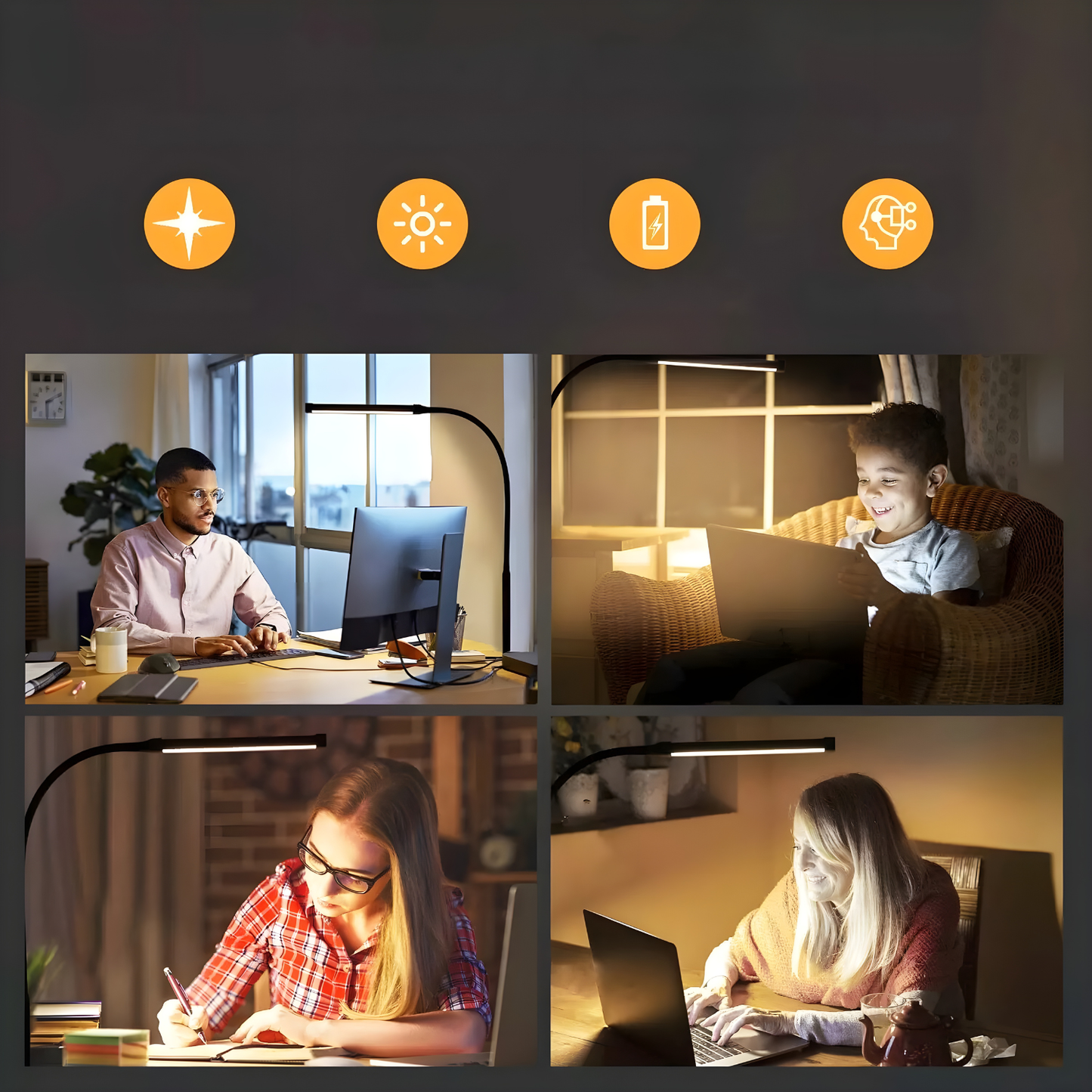 Lumière Bubble Effect Night Light – USB Powered Girl Ornament Table Lamp for a Cosy Home